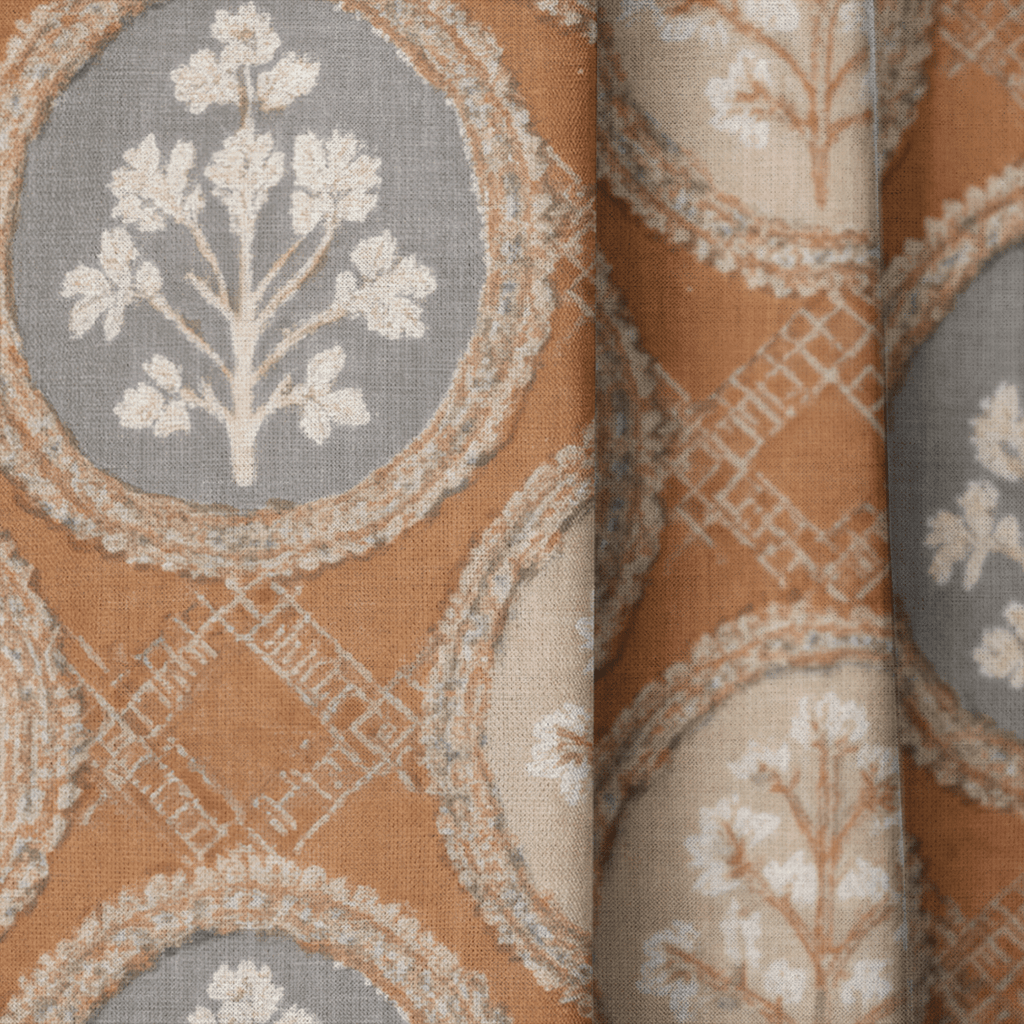 Rustic Medallion - Curtain Panel - The Drapery
