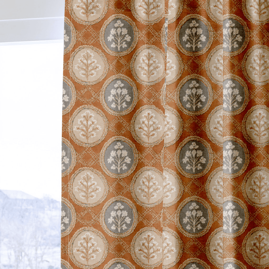 Rustic Medallion - Curtain Panel - The Drapery