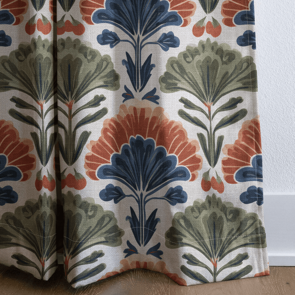 Rustleaf Fan - Curtain Panel - The Drapery
