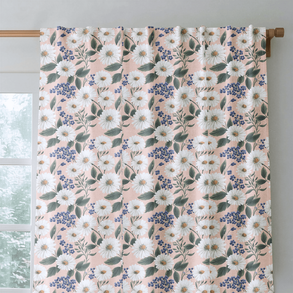 Sabina Blossoms - Curtain Panel - The Drapery