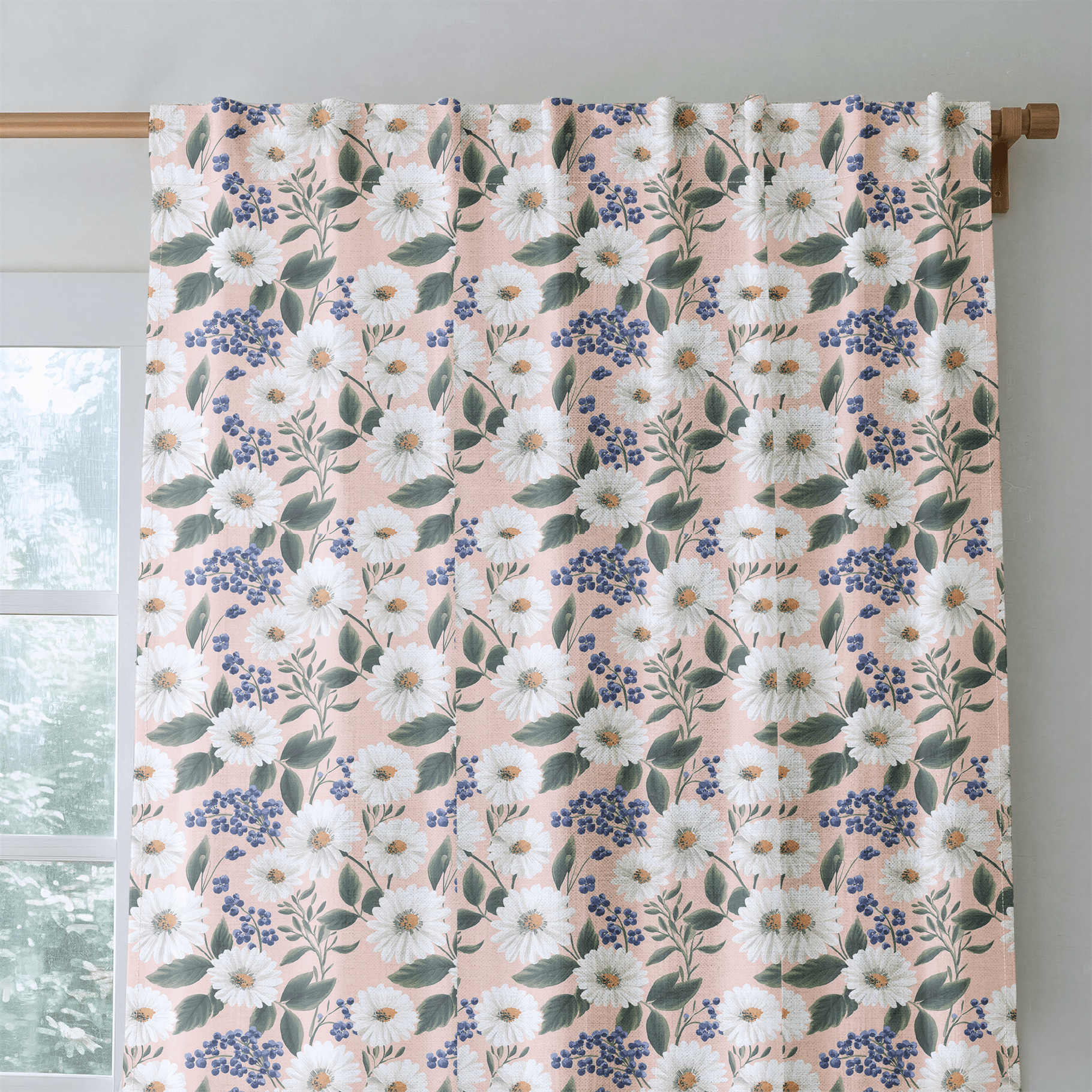 Sabina Blossoms - Curtain Panel - The Drapery