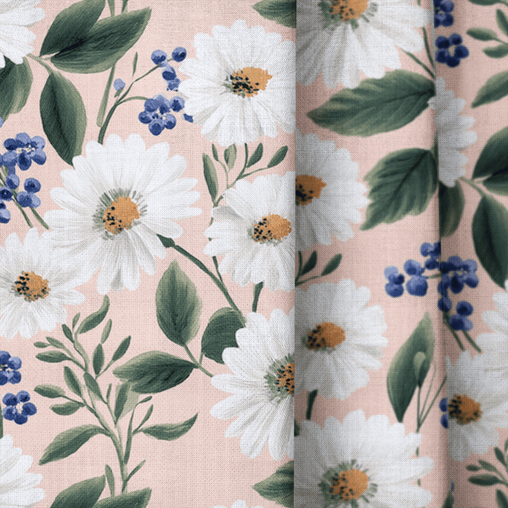 Sabina Blossoms - Curtain Panel - The Drapery