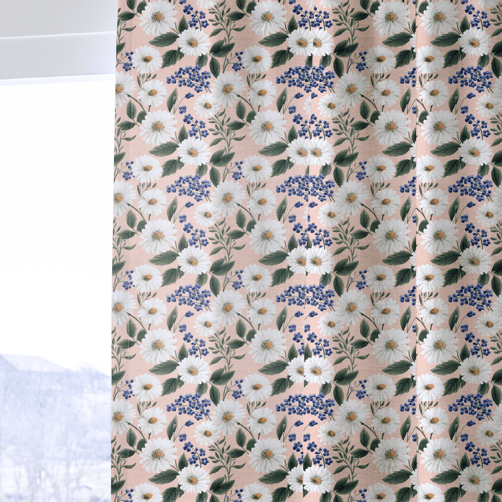 Sabina Blossoms - Curtain Panel - The Drapery