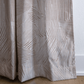 Sable Abstract - Curtain Panel - The Drapery