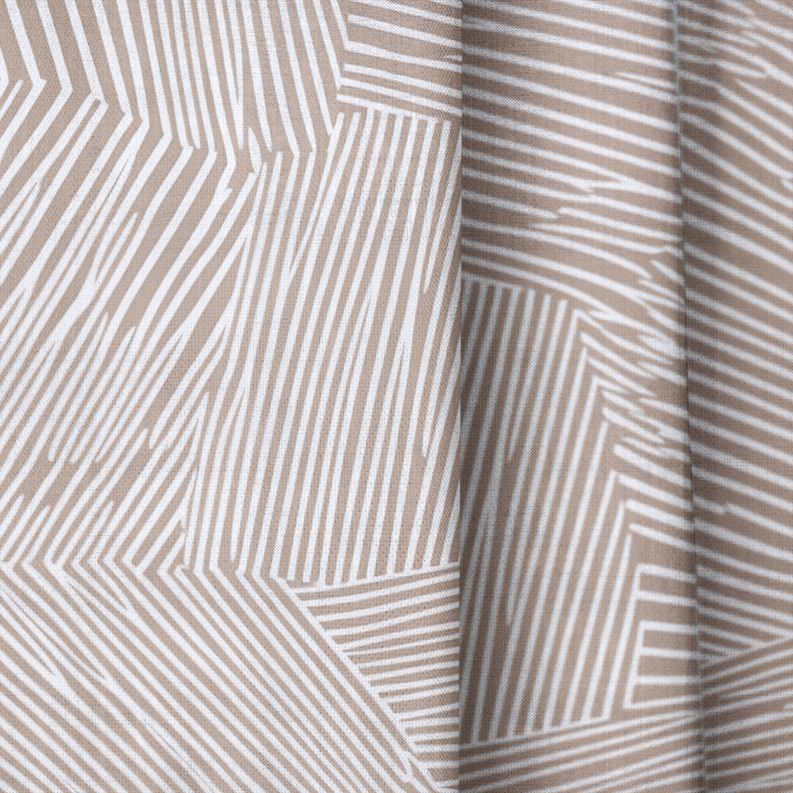 Sable Abstract - Curtain Panel - The Drapery