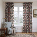 Sable Rose - Curtain Panel - The Drapery