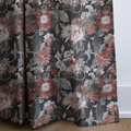 Sable Rose - Curtain Panel - The Drapery