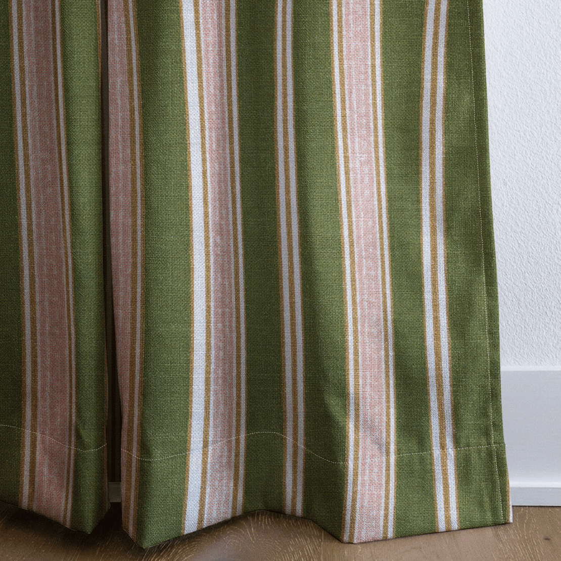 Saddle Stripe - Curtain Panel - The Drapery
