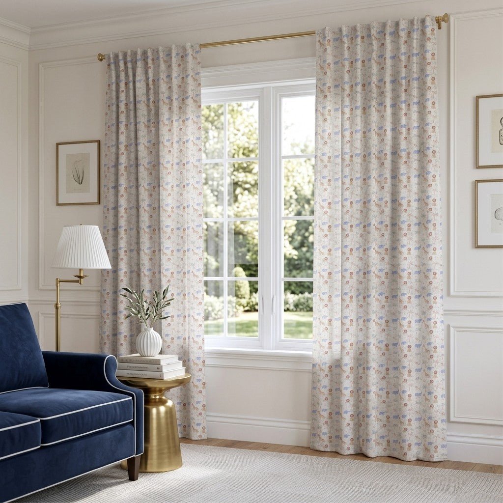 Safari Day - Curtain Panel - The Drapery