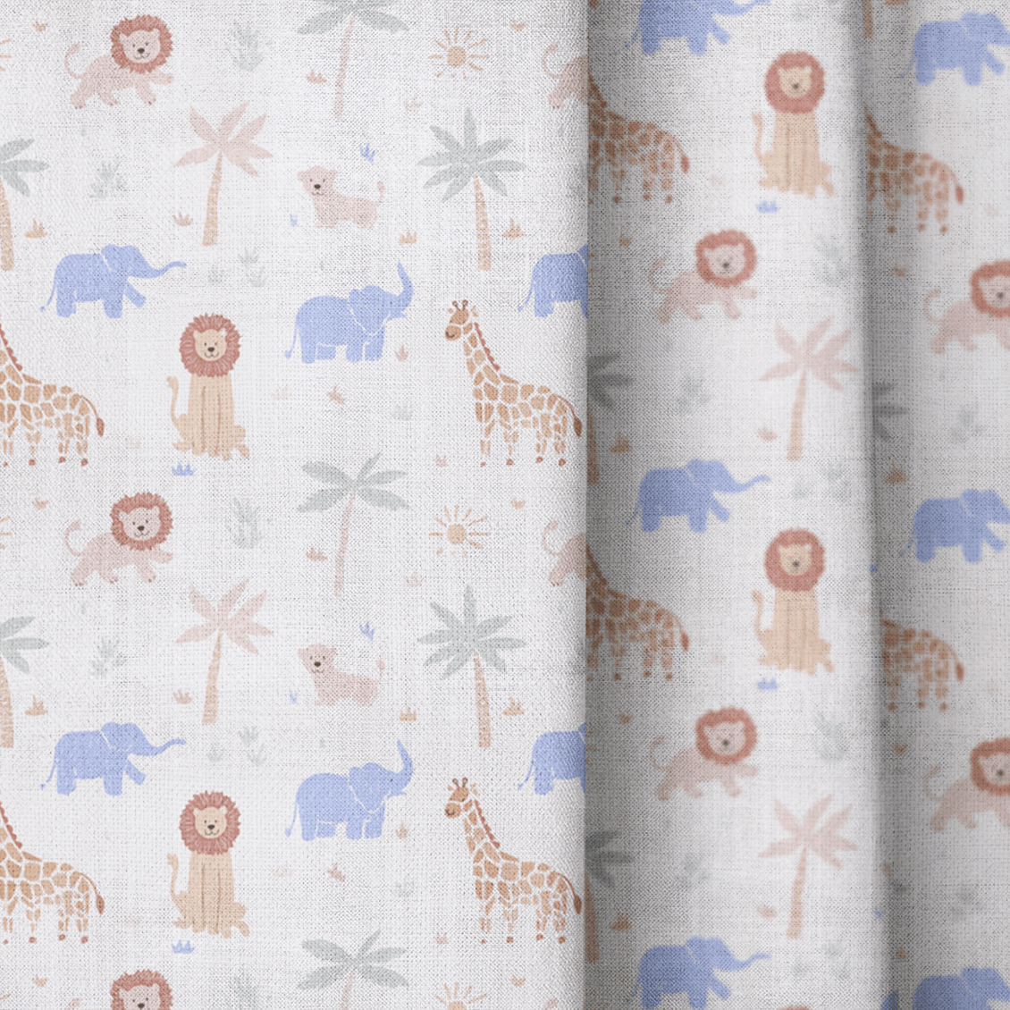 Safari Day - Curtain Panel - The Drapery