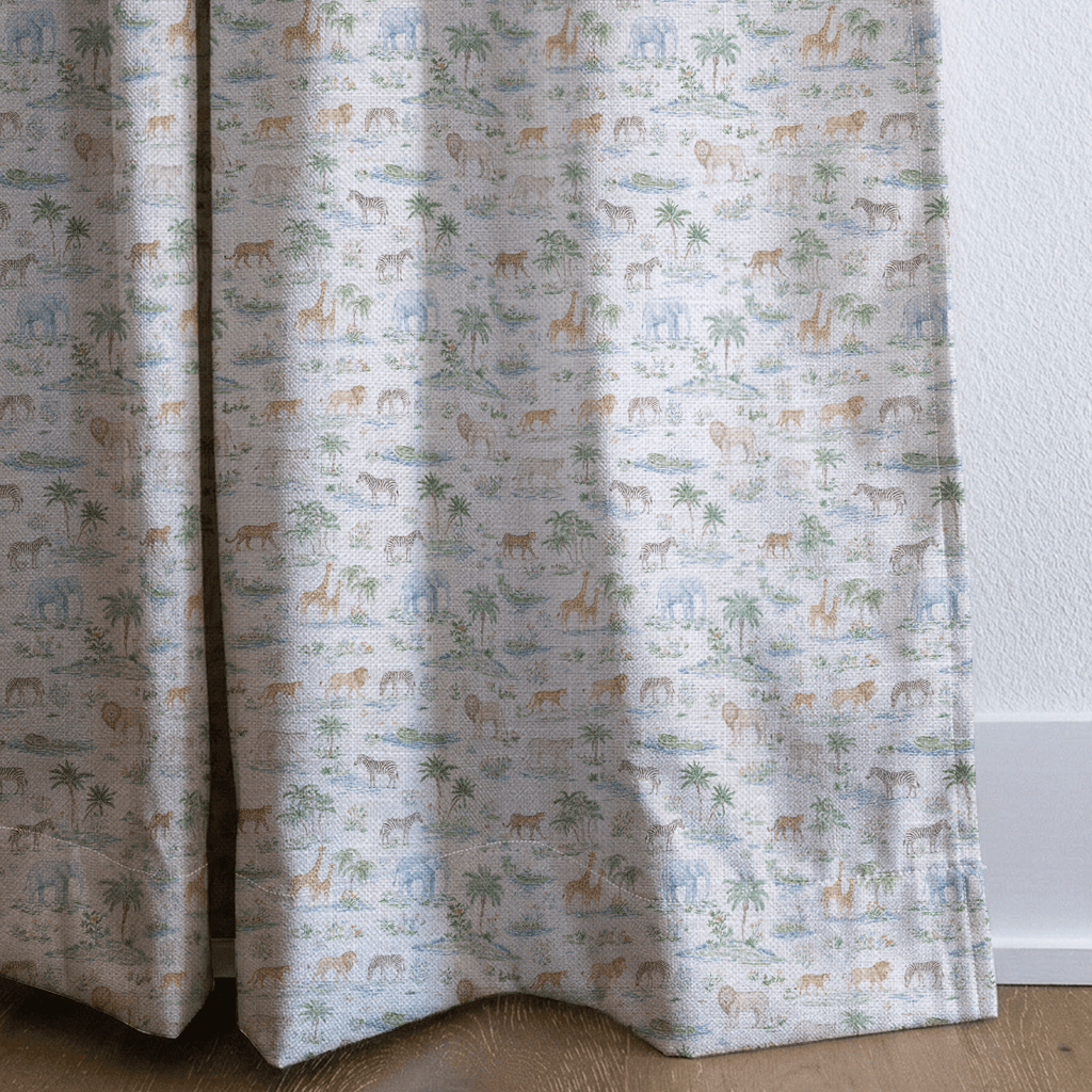 Safari Scene - Curtain Panel - The Drapery