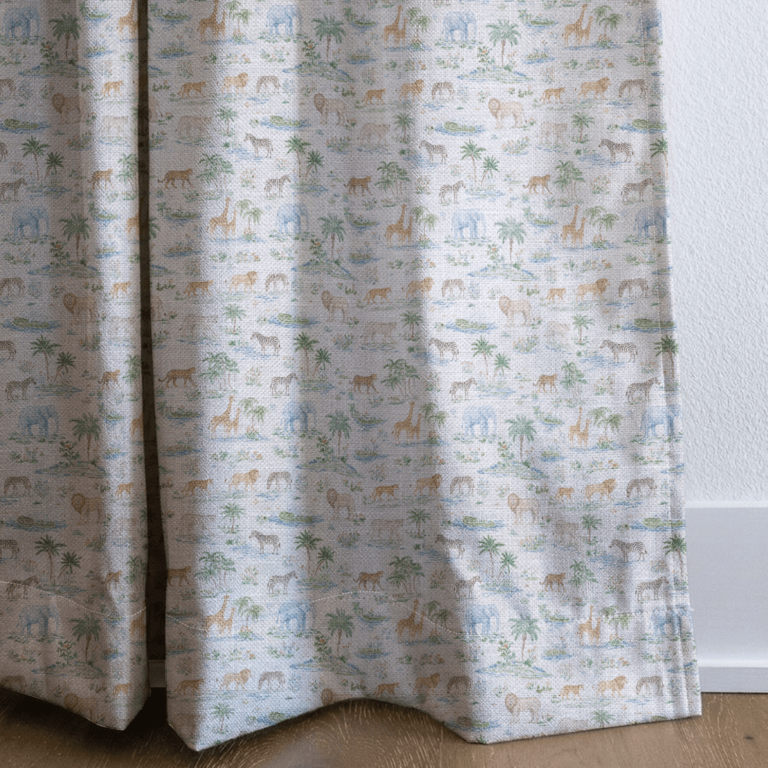 Safari Scene - Curtain Panel - The Drapery