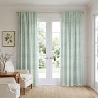 Sage Fan - Curtain Panel - The Drapery