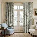 Sage Wild Meadow - Curtain Panel - The Drapery