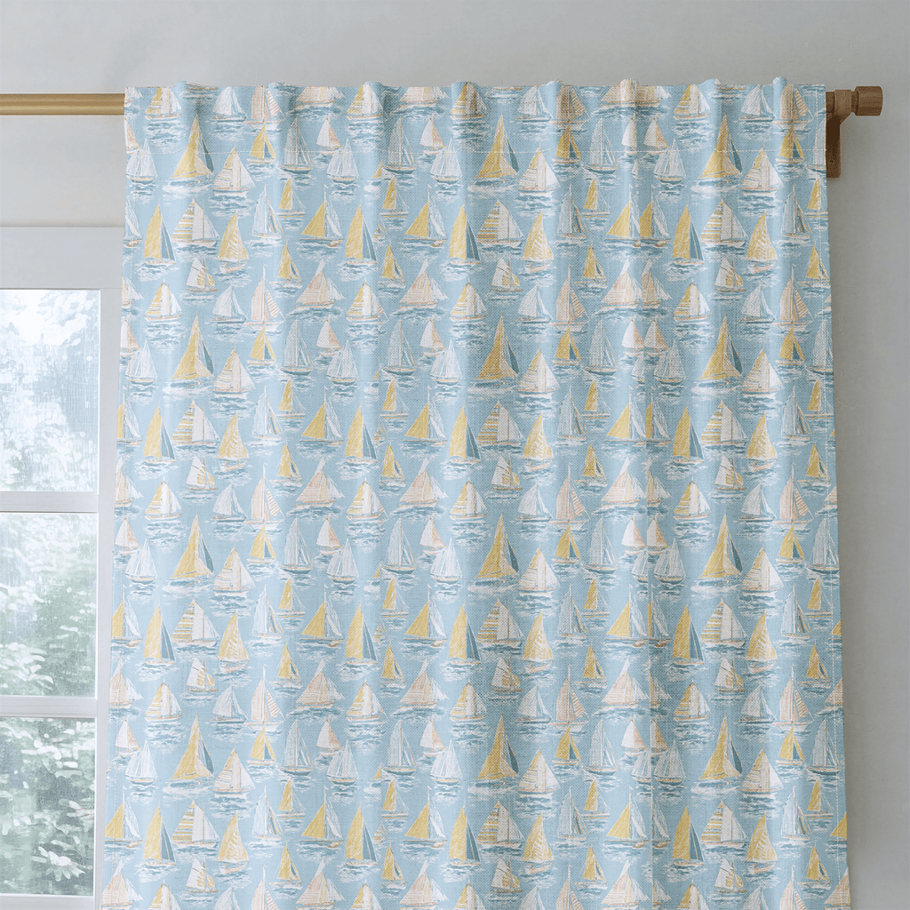 Sailing Away - Curtain Panel - The Drapery