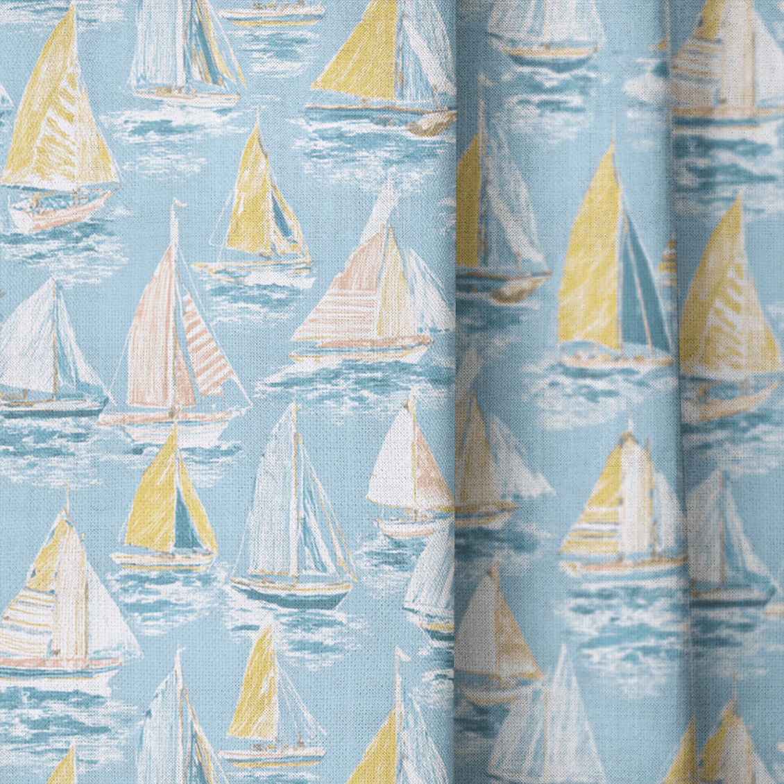 Sailing Away - Curtain Panel - The Drapery