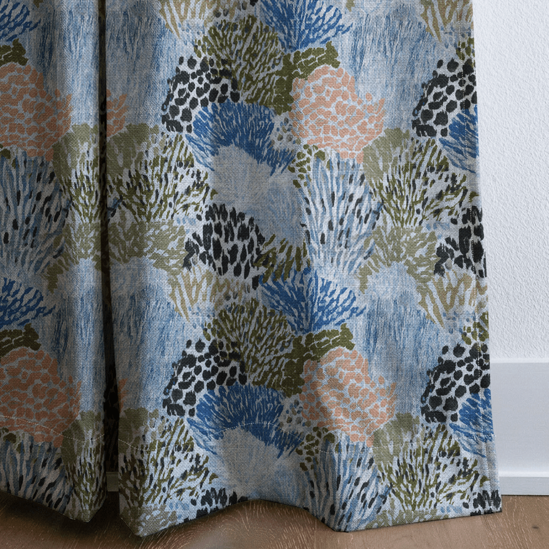 Salted Frond - Curtain Panel - The Drapery