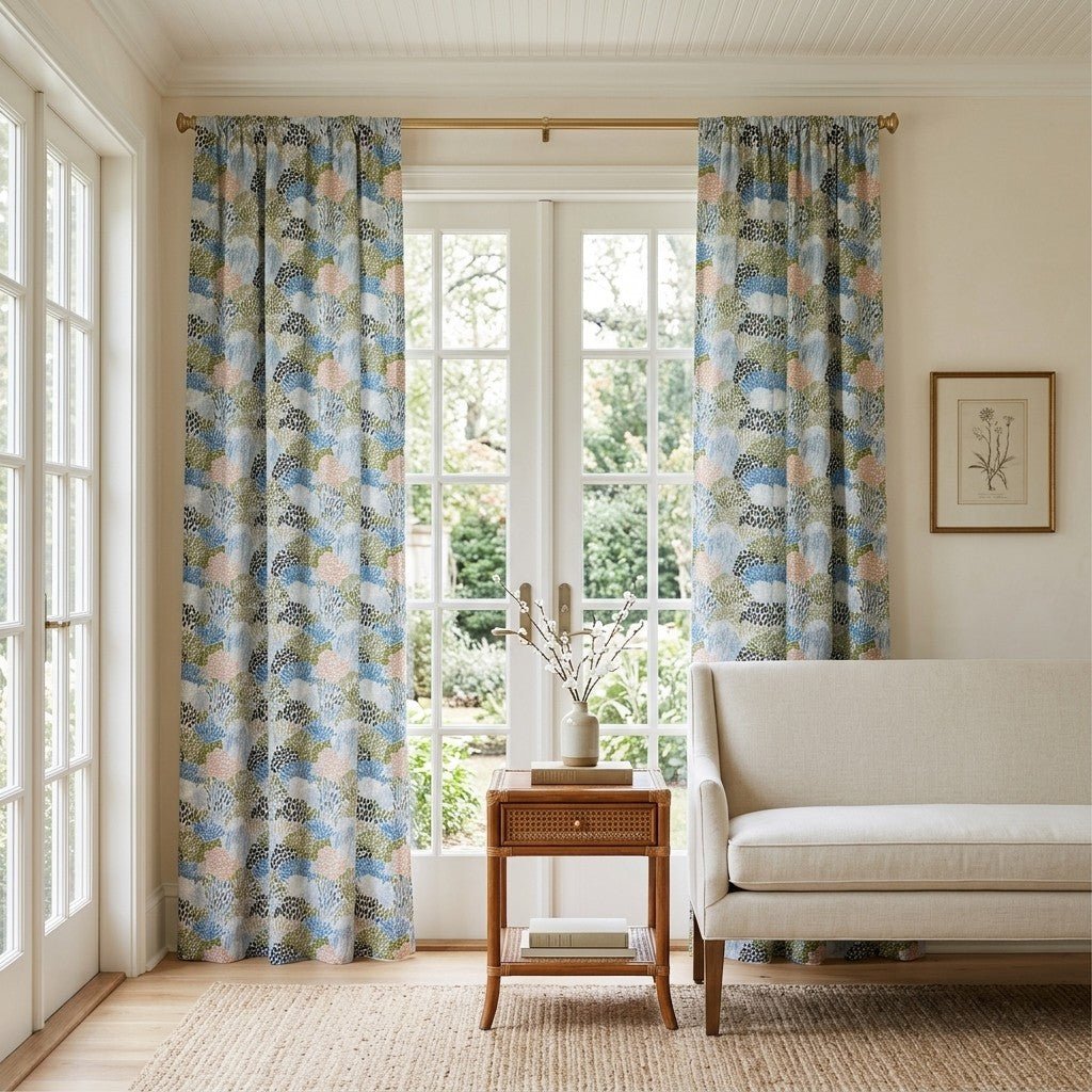 Salted Frond - Curtain Panel - The Drapery
