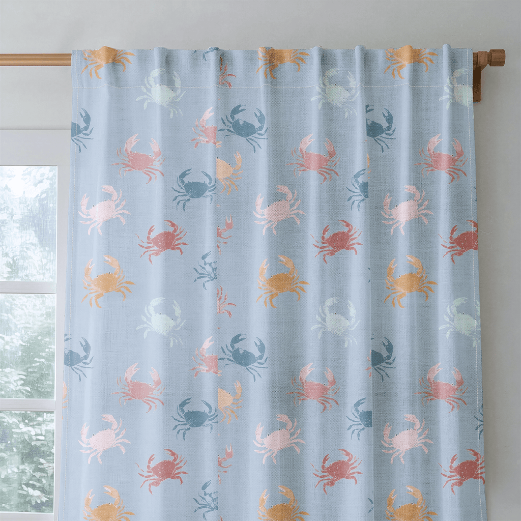 Saltwater Crawl - Curtain Panel - The Drapery