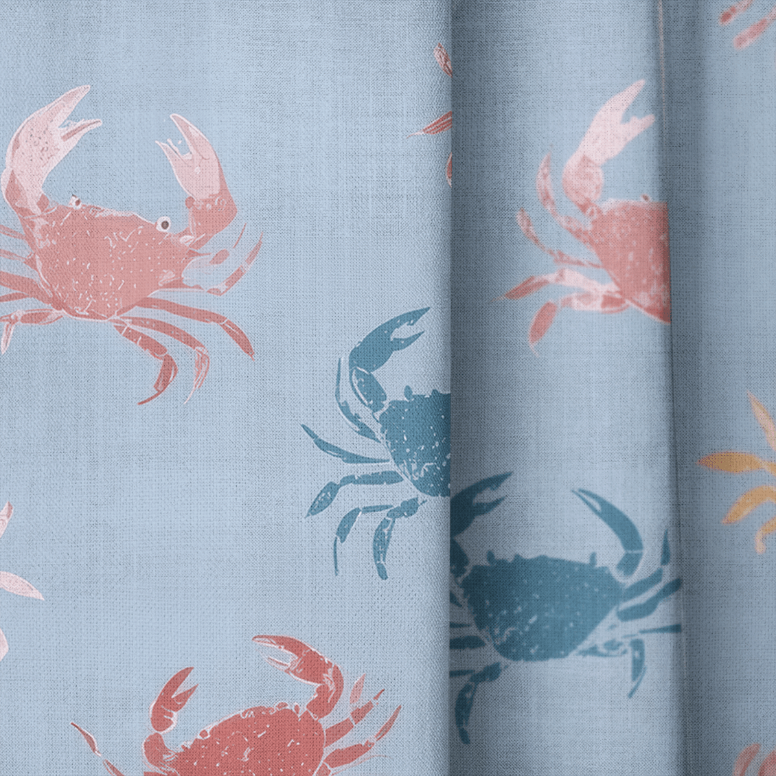 Saltwater Crawl - Curtain Panel - The Drapery