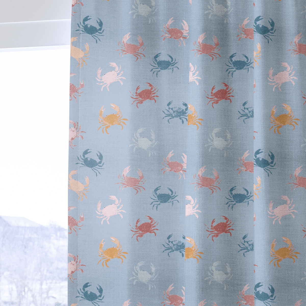 Saltwater Crawl - Curtain Panel - The Drapery