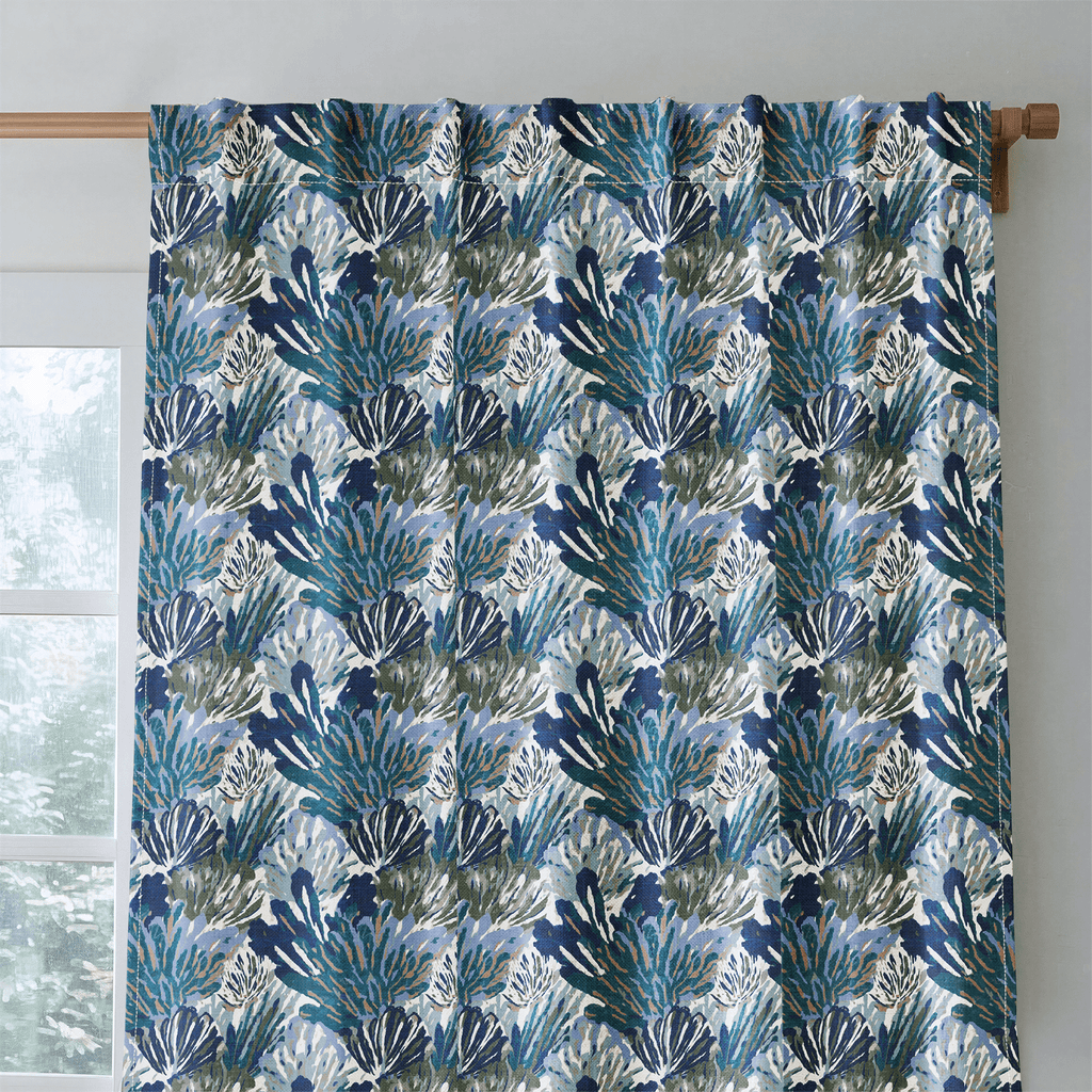 Saltwater Rose - Curtain Panel - The Drapery