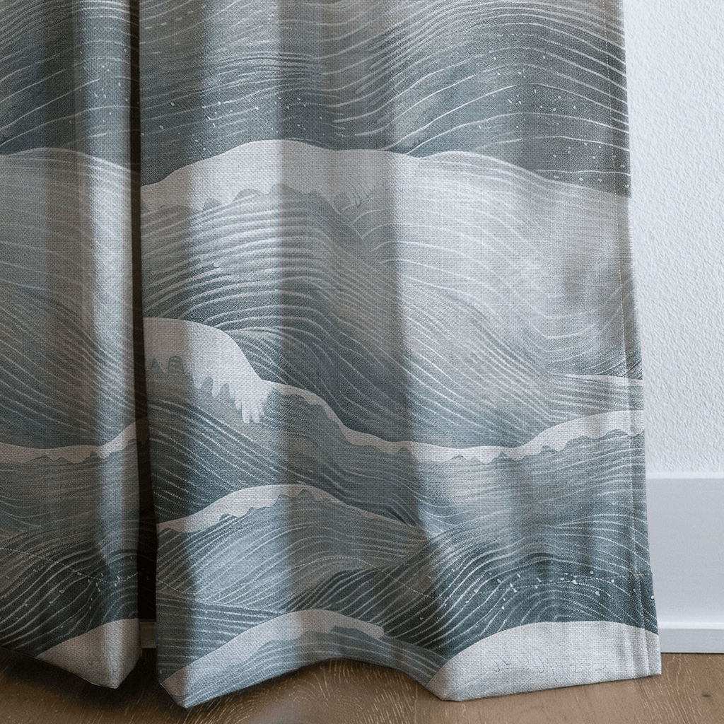 Saltwater Waves - Curtain Panel - The Drapery