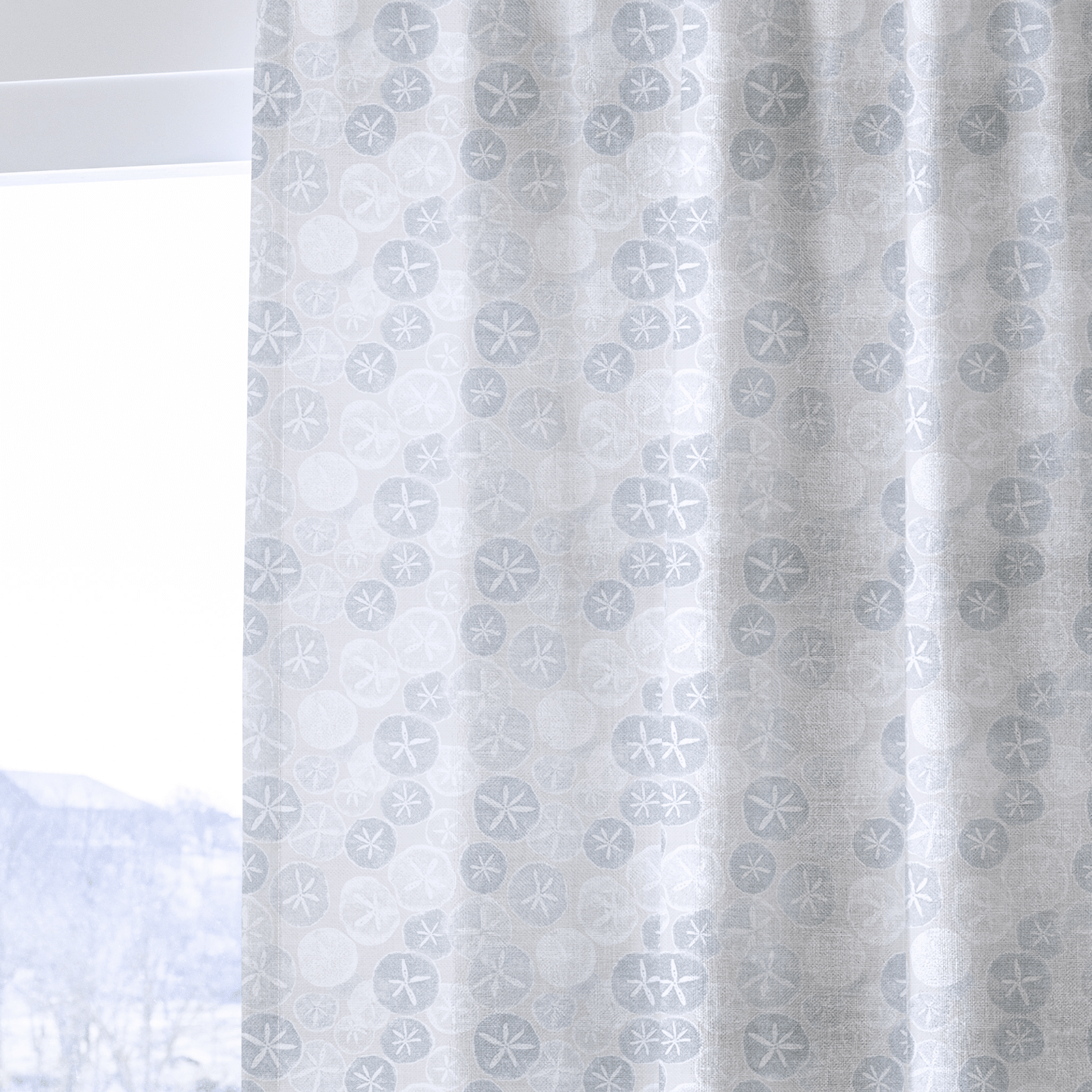 Sand Dollars - Curtain Panel - The Drapery