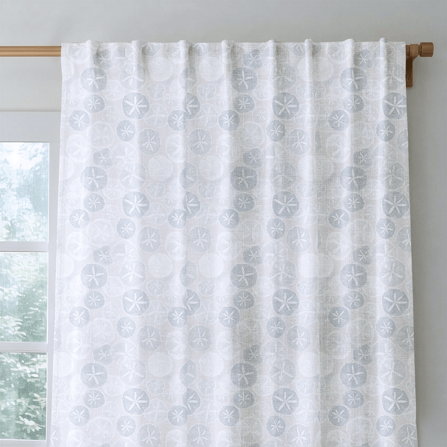 Sand Dollars - Curtain Panel - The Drapery