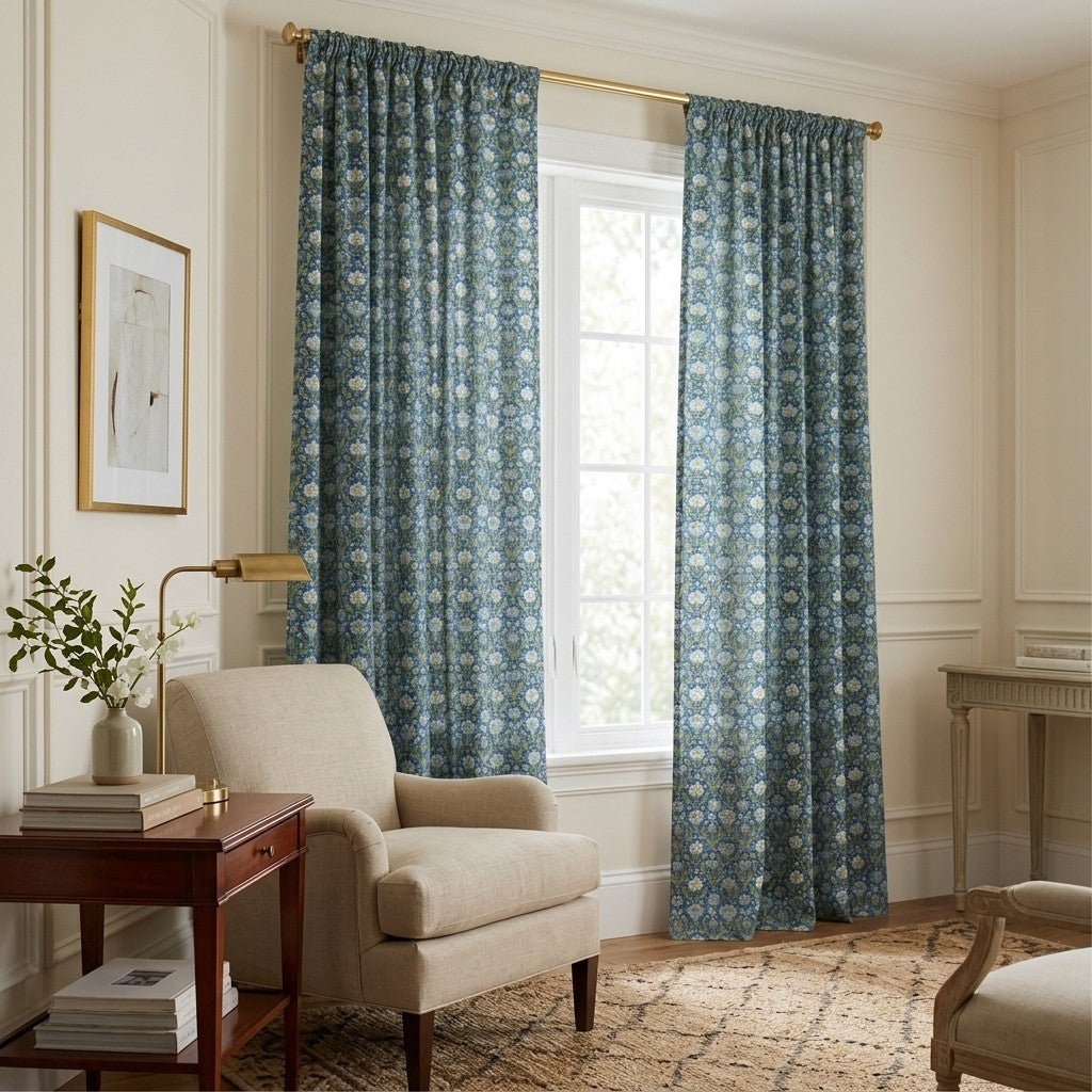 Saoirse Floral - Curtain Panel - The Drapery