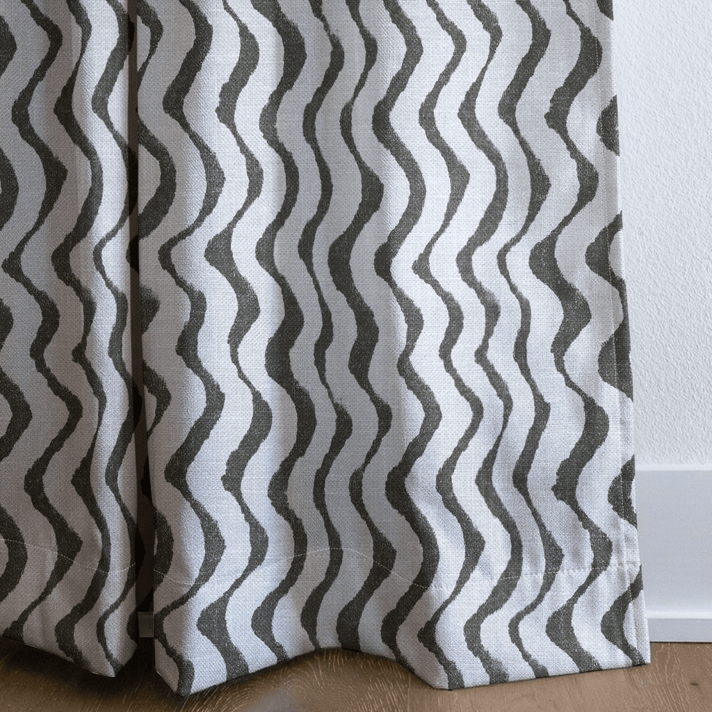 Sapphira Waves - Curtain Panel - The Drapery