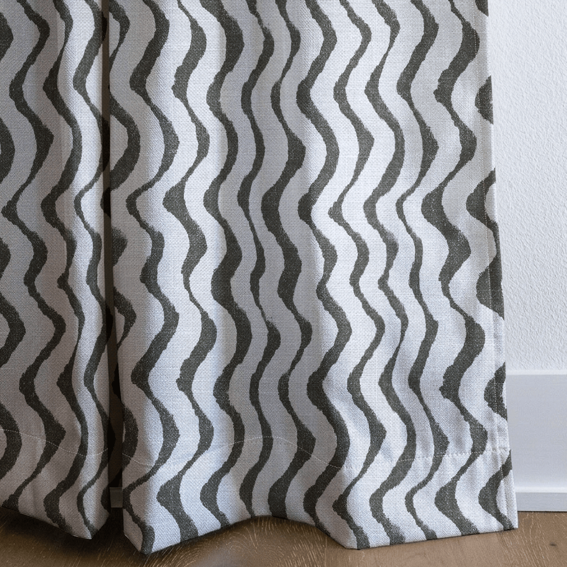Sapphira Waves - Curtain Panel - The Drapery