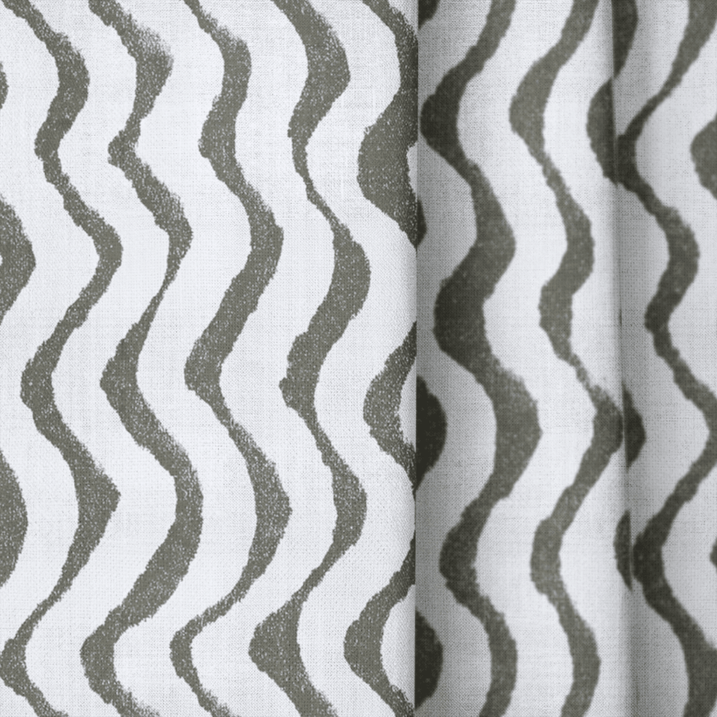 Sapphira Waves - Curtain Panel - The Drapery