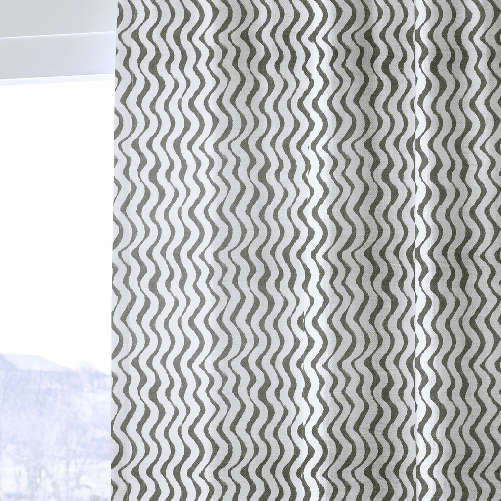 Sapphira Waves - Curtain Panel - The Drapery