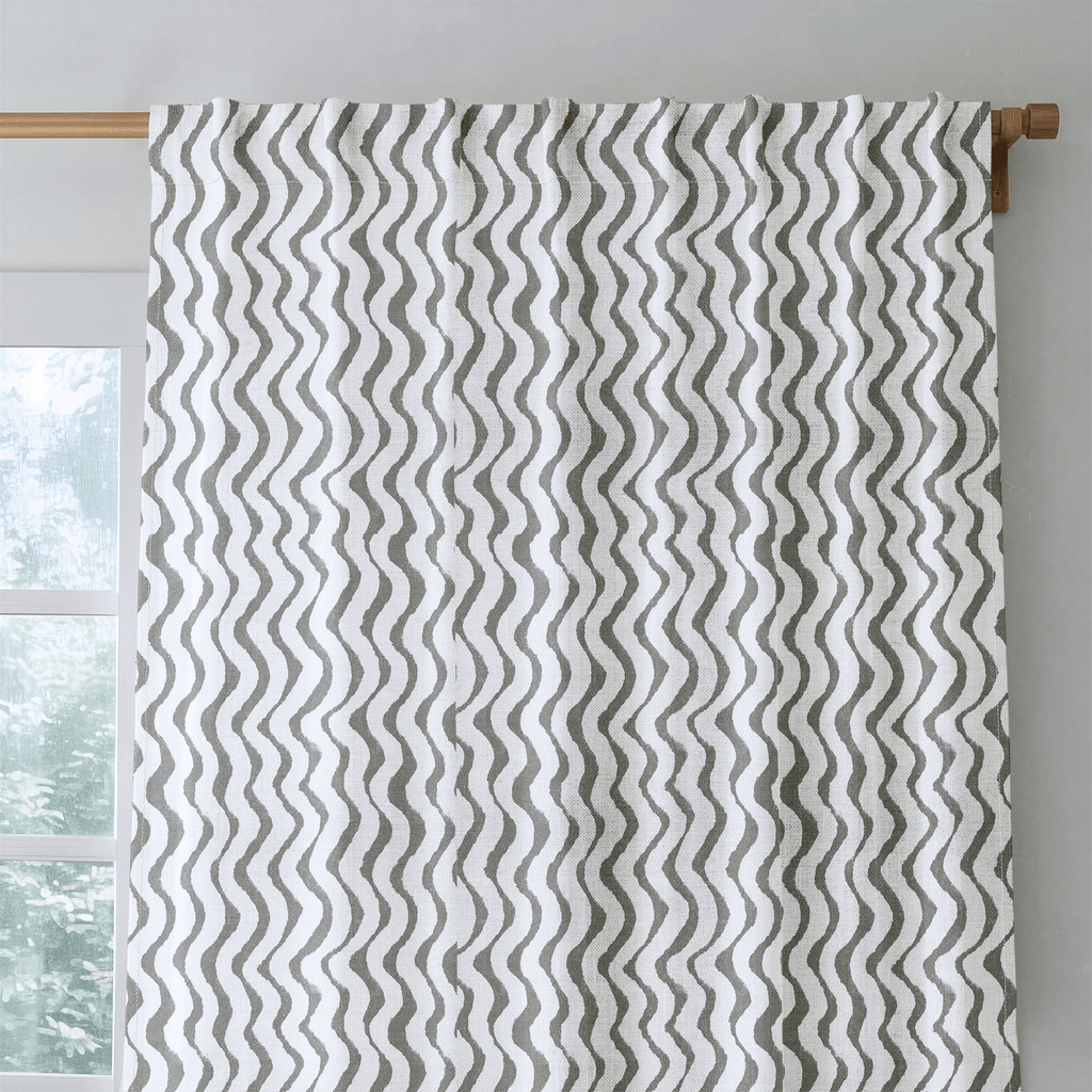 Sapphira Waves - Curtain Panel - The Drapery