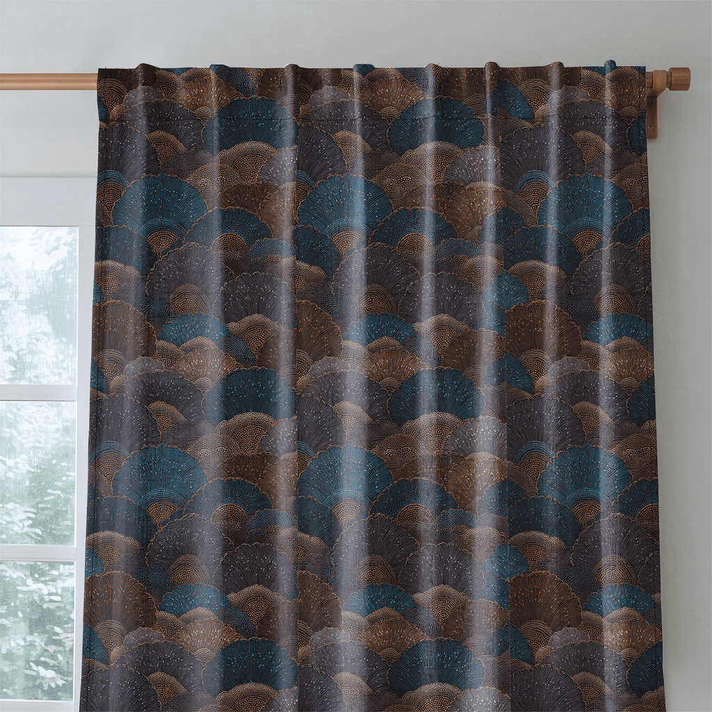 Scallop Mirage - Curtain Panel - The Drapery