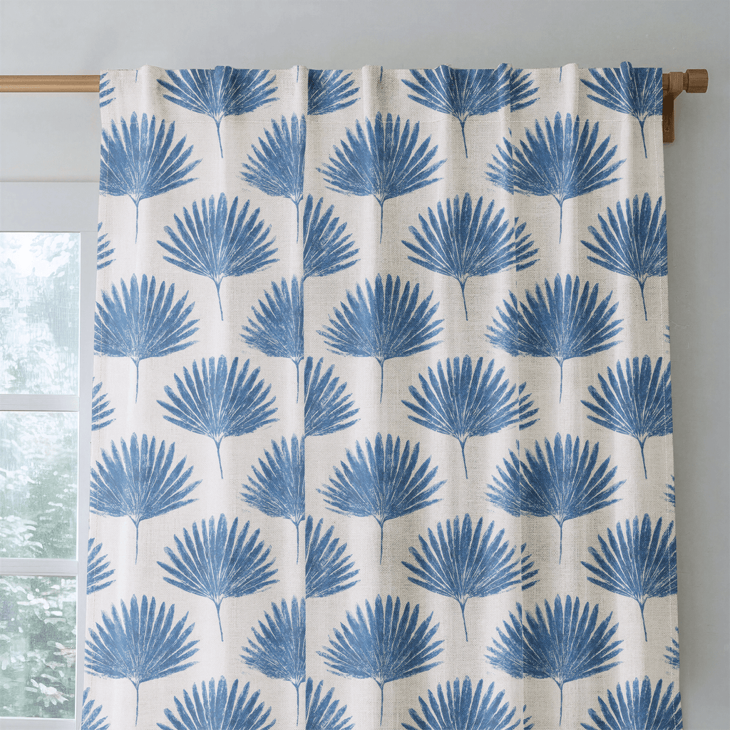 Seabreeze Palm - Curtain Panel - The Drapery