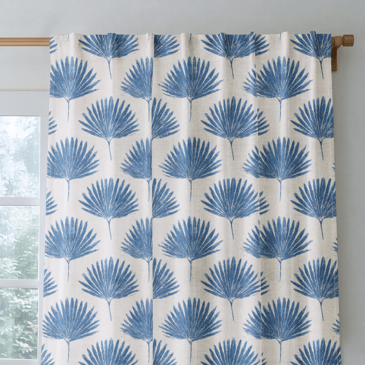 Seabreeze Palm - Curtain Panel - The Drapery