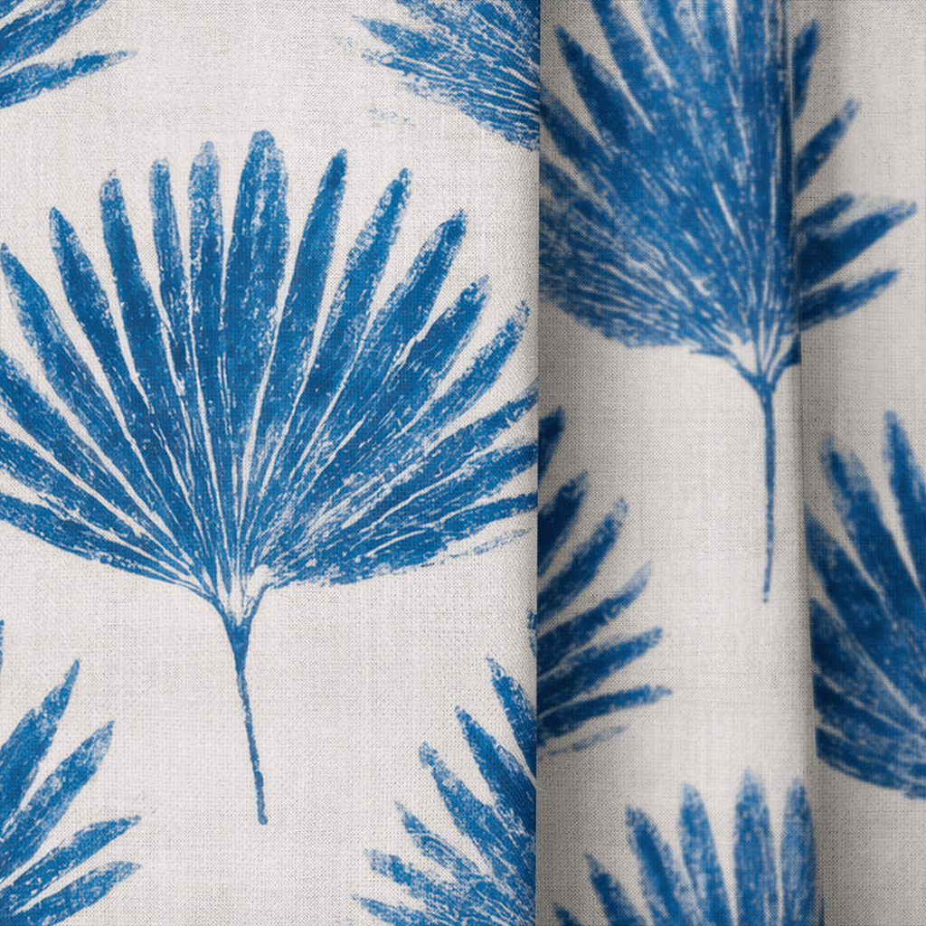 Seabreeze Palm - Curtain Panel - The Drapery