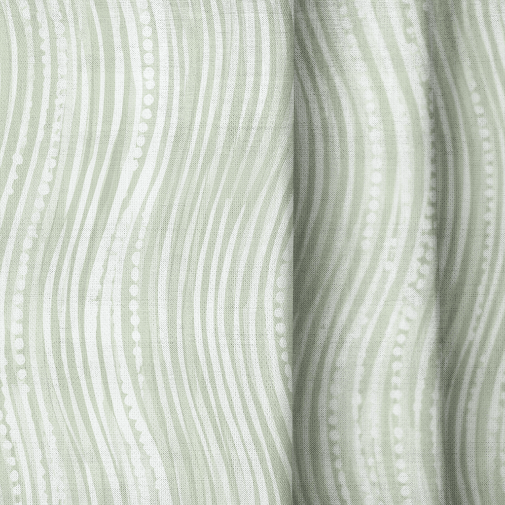 Seafoam Current - Curtain Panel - The Drapery