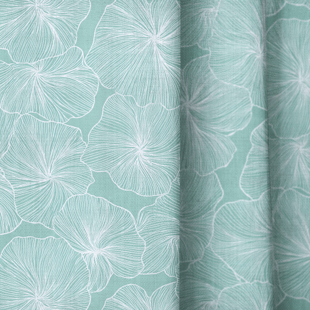 Seafoam Dream - Curtain Panel - The Drapery