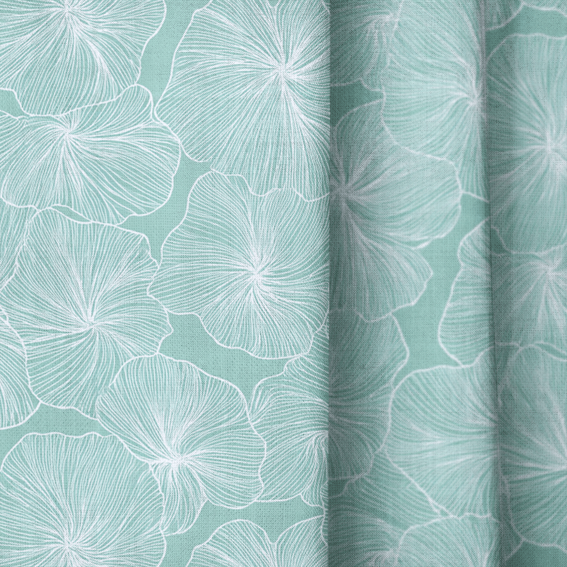 Seafoam Dream - Curtain Panel - The Drapery