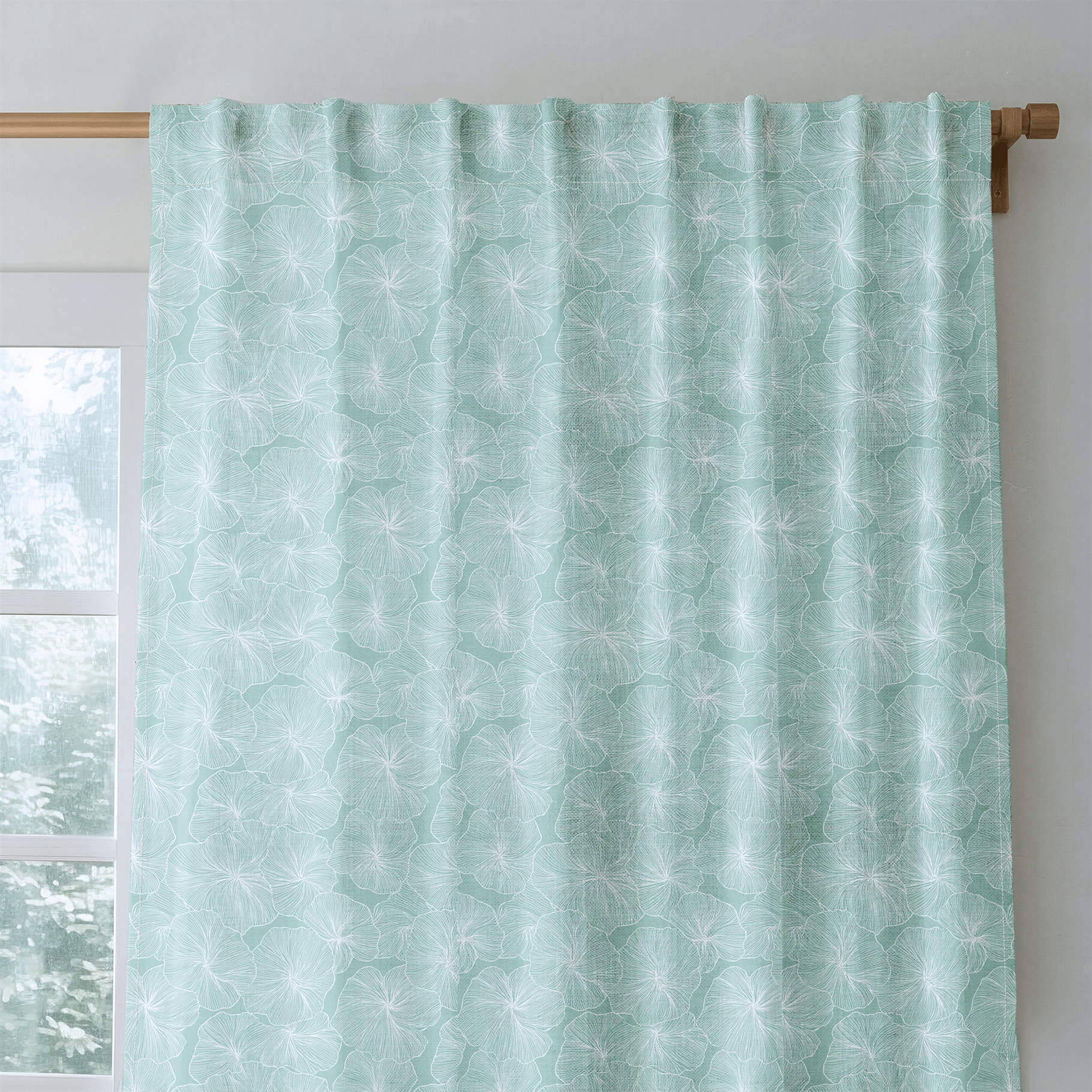 Seafoam Dream - Curtain Panel - The Drapery