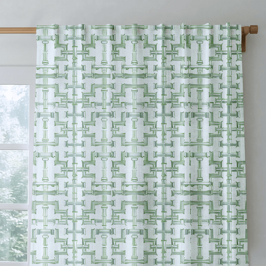 Seagrass Trellis - Curtain Panel - The Drapery