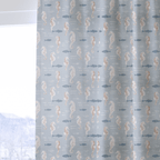Seahorse in the Ocean - Curtain Panel - The Drapery