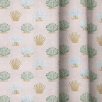 Seashells By the Shore - Curtain Panel - The Drapery