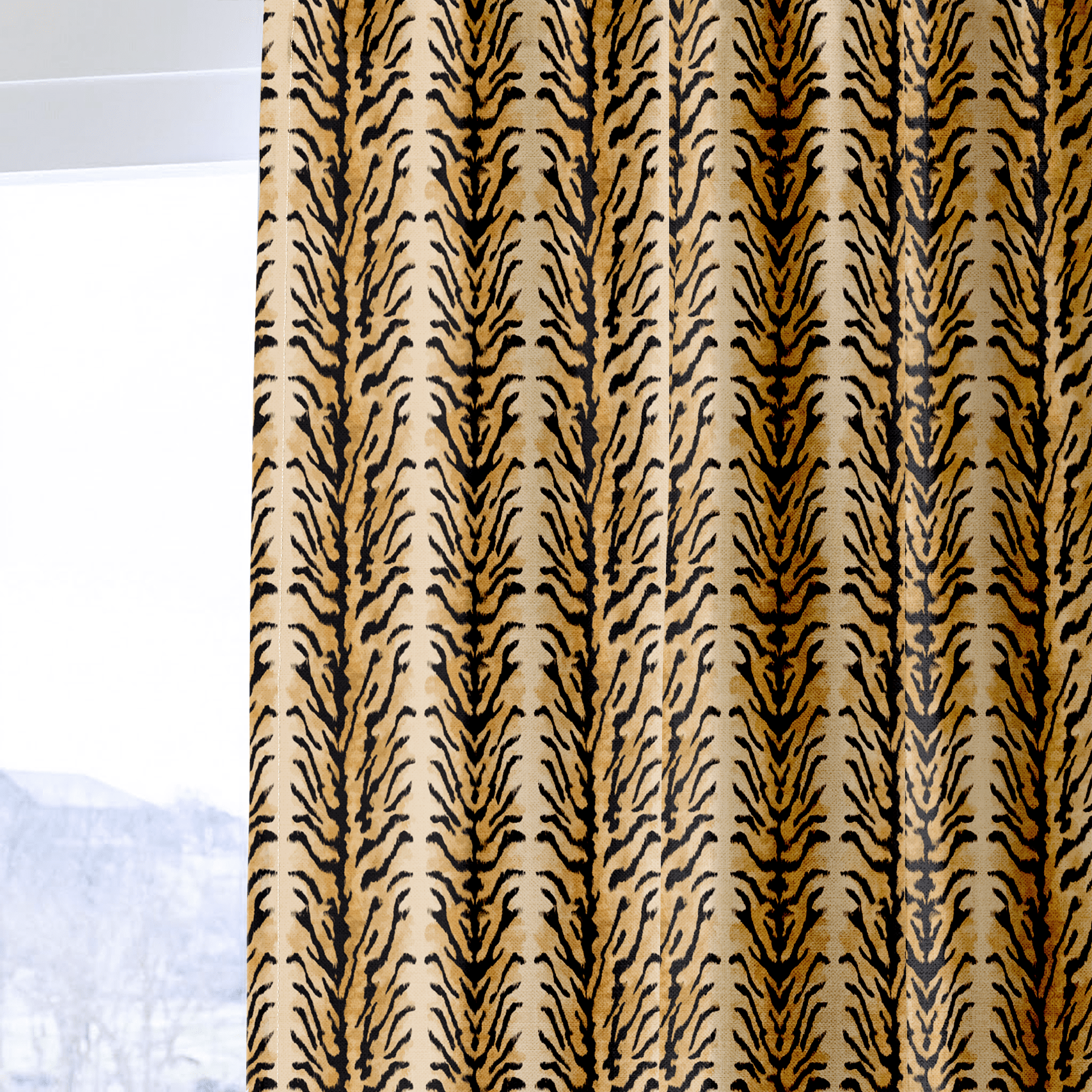 Senna Tiger - Curtain Panel - The Drapery