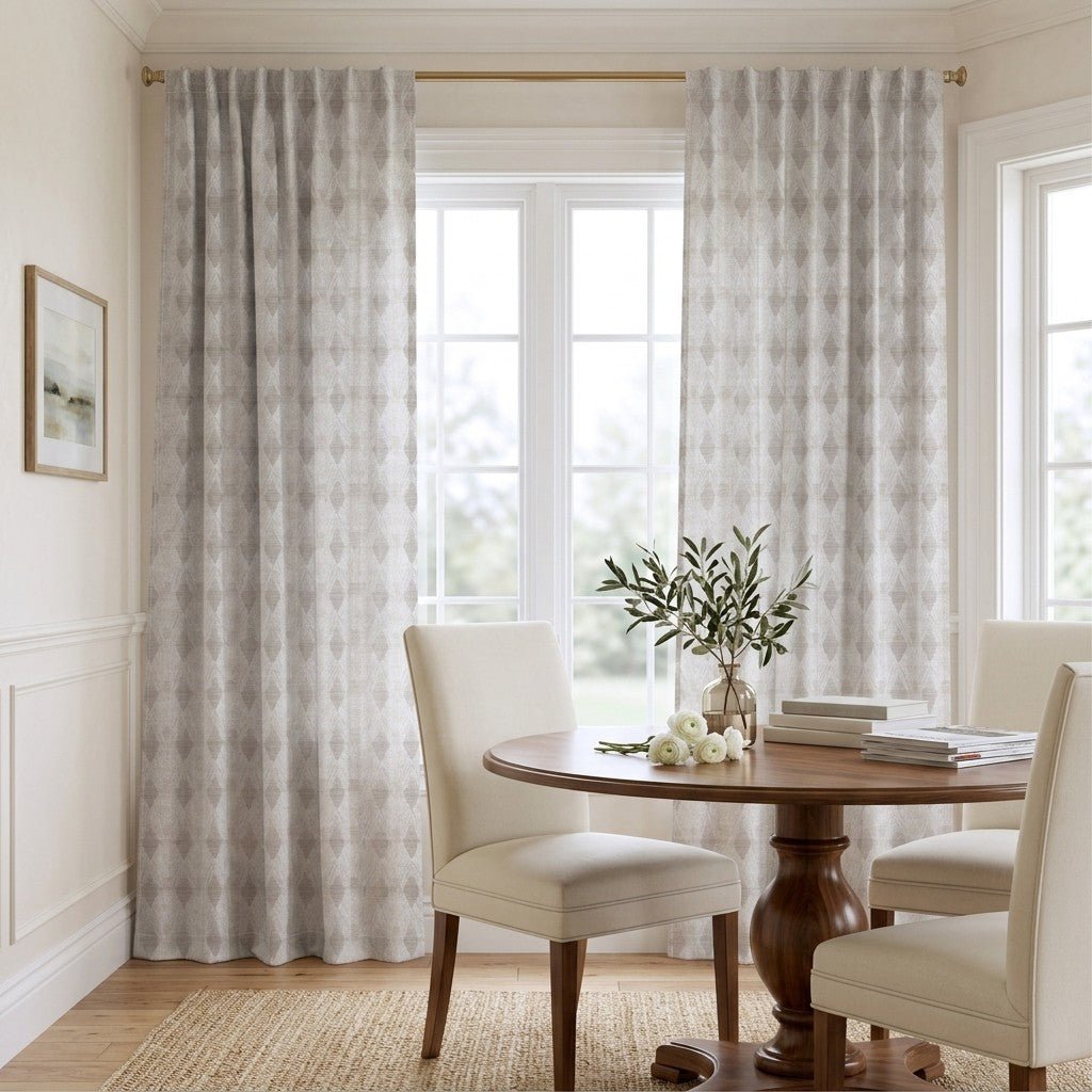 Seraph Diamond - Curtain Panel - The Drapery