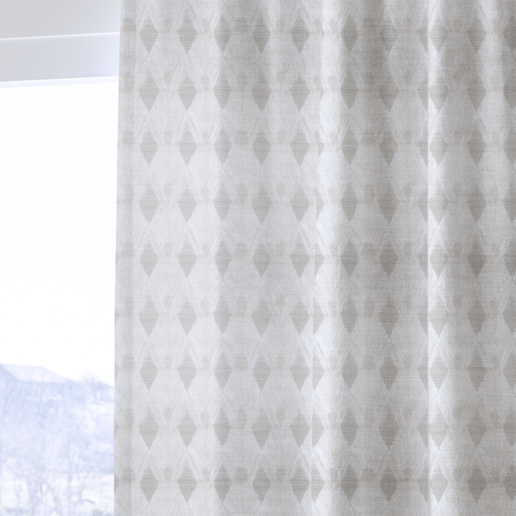 Seraph Diamond - Curtain Panel - The Drapery