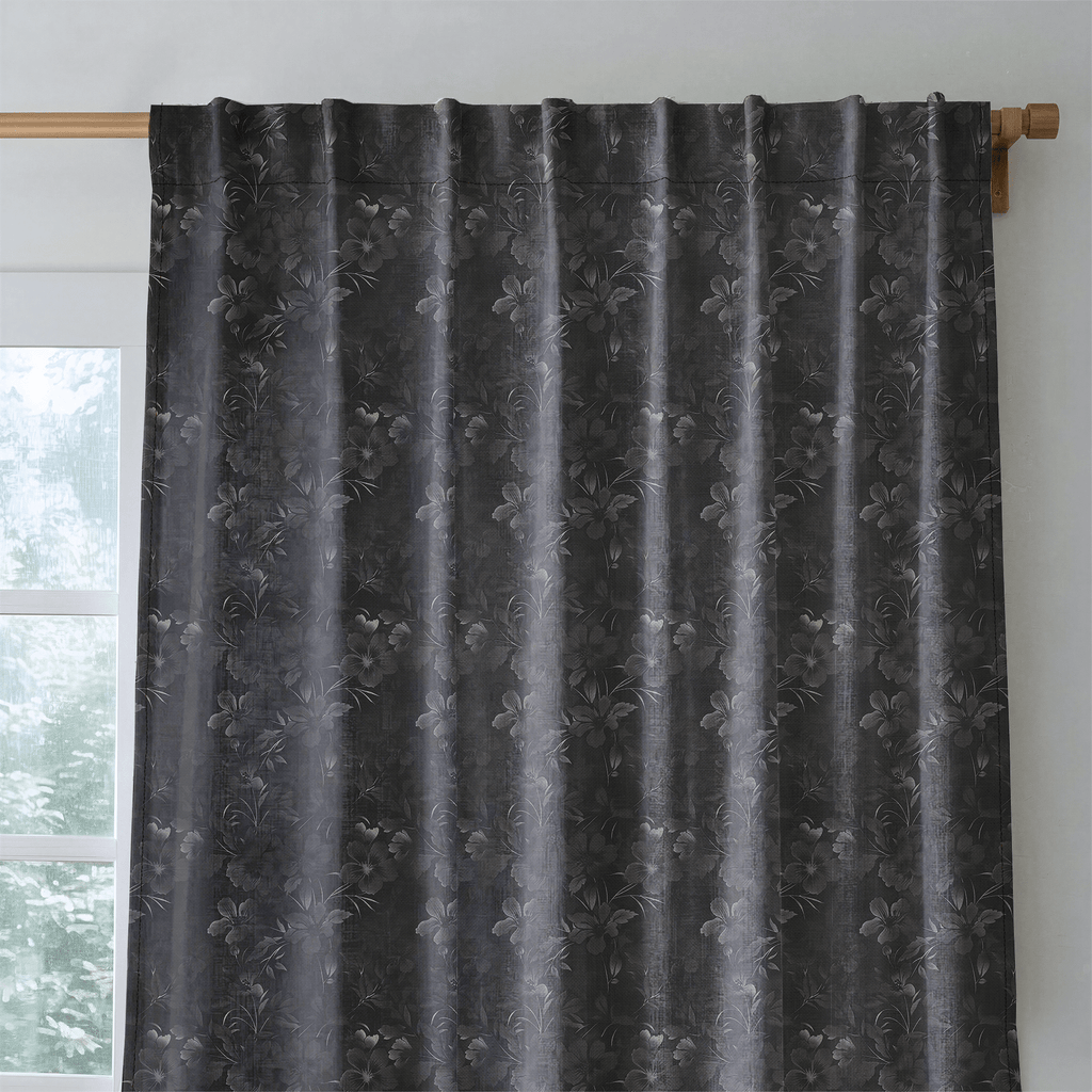 Shadow Botanica - Curtain Panel - The Drapery
